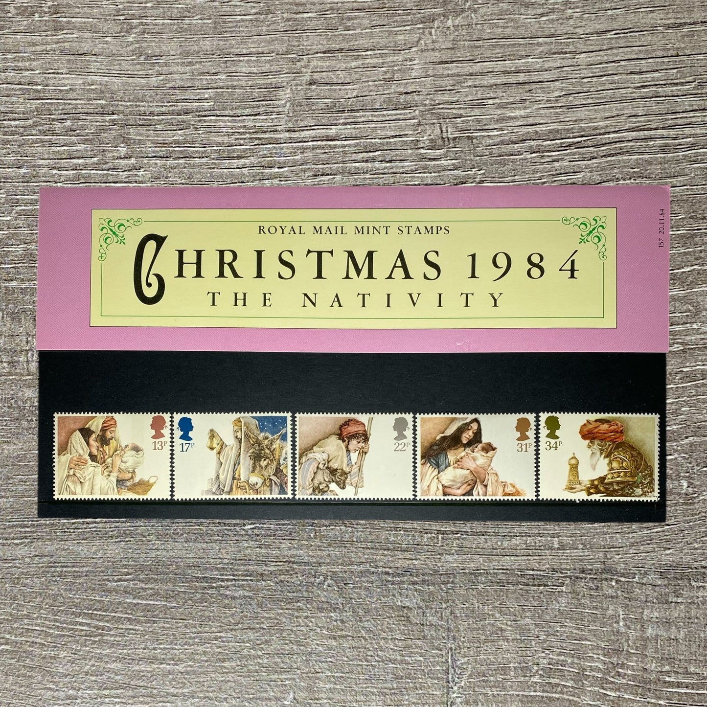 GB QEII 1984 Royal Mail Christmas The Nativity Presentation Pack No. 157 MNH