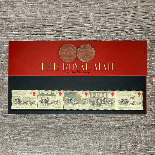 GB QEII 1984 The Royal Mail Presentation Pack No. 155 British Mail Coach Scenes