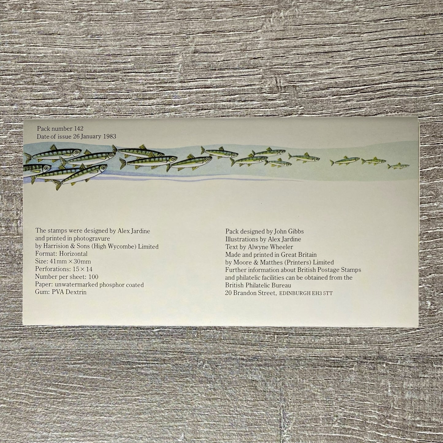 GB QEII 1983 Royal Mail British River Fishes Presentation Pack No. 142 MNH