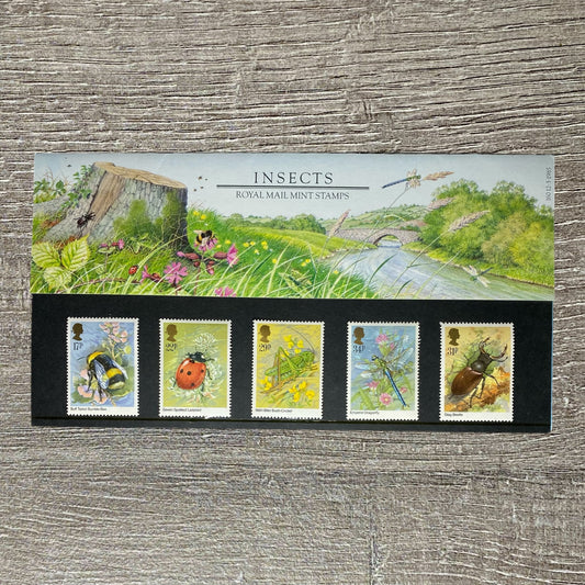 GB QEII 1985 Royal Mail Insects Mint Stamps Presentation Pack No. 160 MNH