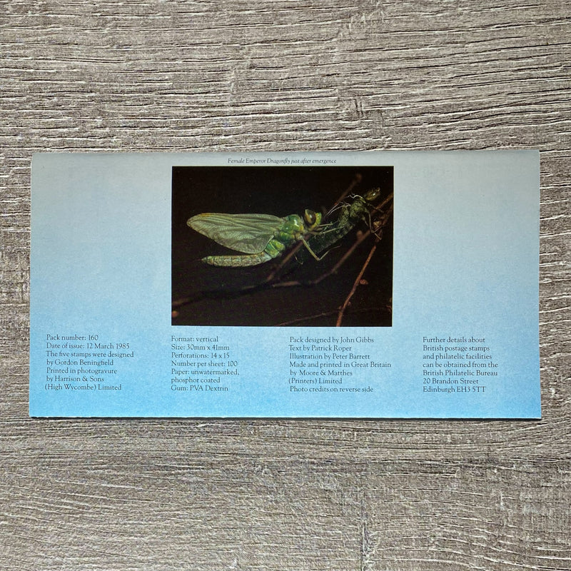 GB QEII 1985 Royal Mail Insects Mint Stamps Presentation Pack No. 160 MNH