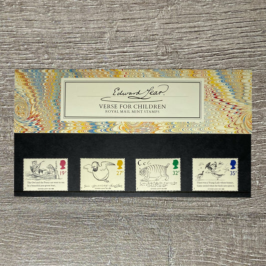 GB QEII 1988 Royal Mail Edward Lear Verse For Children Presentation Pack No. 193