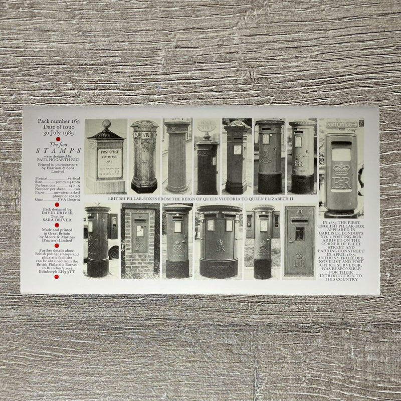 GB QEII 1985 Royal Mail 350 Years Of Service To Public Presentation Pack No. 163