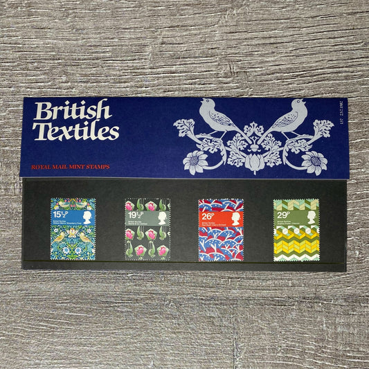 GB QEII 1982 Royal Mail British Textiles Mint Stamps Presentation Pack No. 137