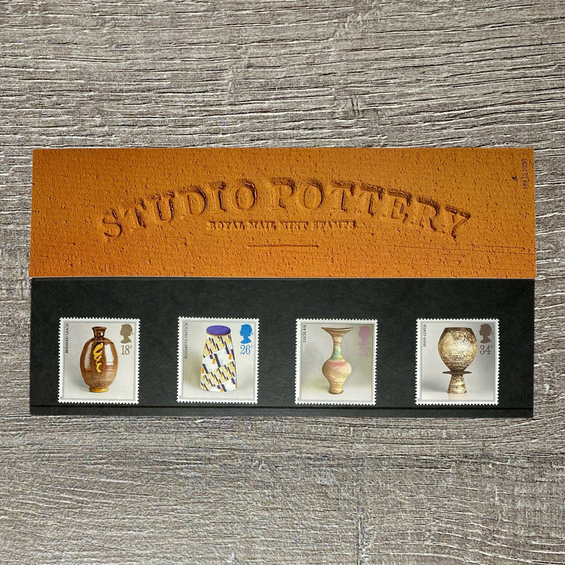 GB QEII 1987 Royal Mail Studio Pottery Mint Stamps Presentation Pack No. 184 MNH
