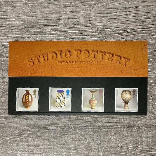 GB QEII 1987 Royal Mail Studio Pottery Mint Stamps Presentation Pack No. 184 MNH