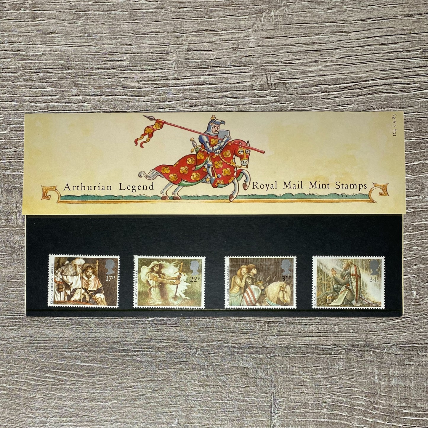 GB QEII 1985 Royal Mail Arthurian Legend Mint Stamps Presentation Pack No. 164