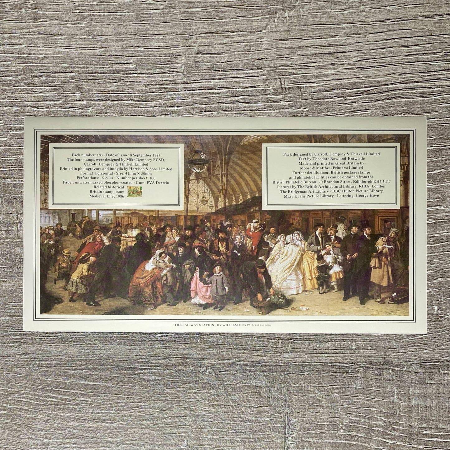 GB QEII 1987 Royal Mail Victorian Britain Mint Stamps Presentation Pack No. 183