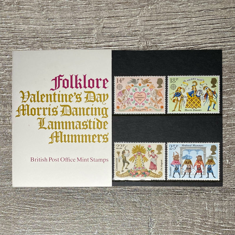 GB QEII 1981 Post Office Folklore Mint Stamps Presentation Pack Set No. 124 MNH