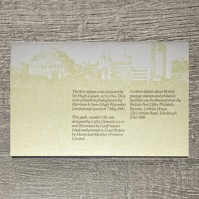 GB QEII 1980 Post Office London Landmarks Mint Stamps Presentation Pack No. 118