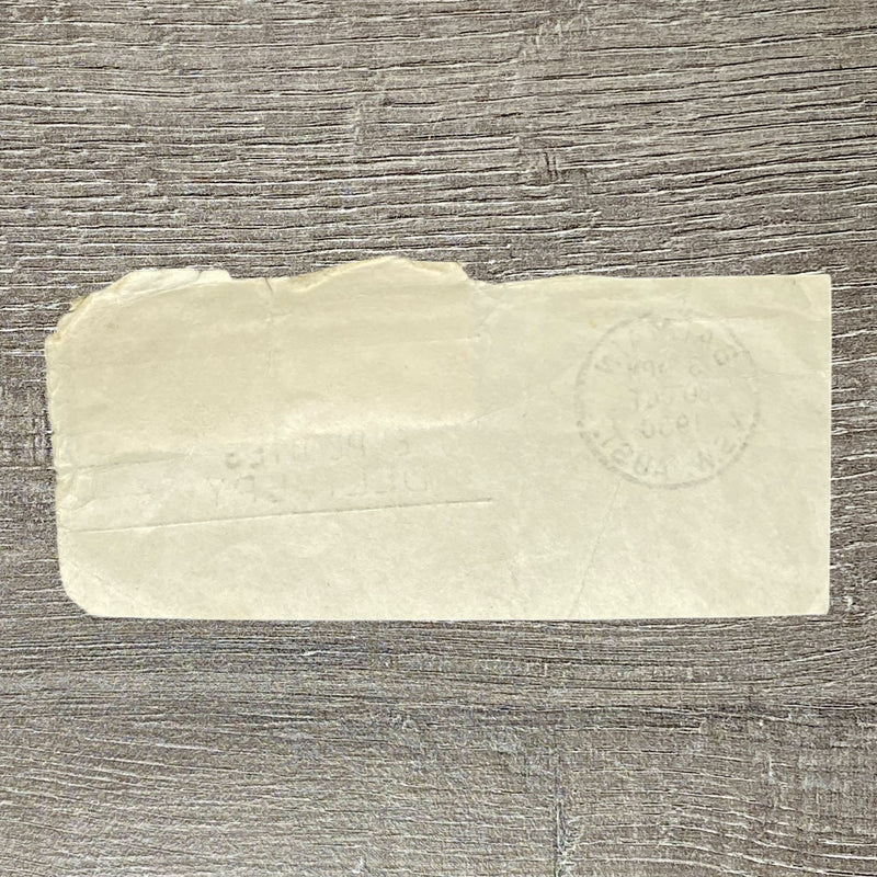 1950 Private Expedites Postal Cut Out Australia Balmain 2x 9d Platypus SG 191