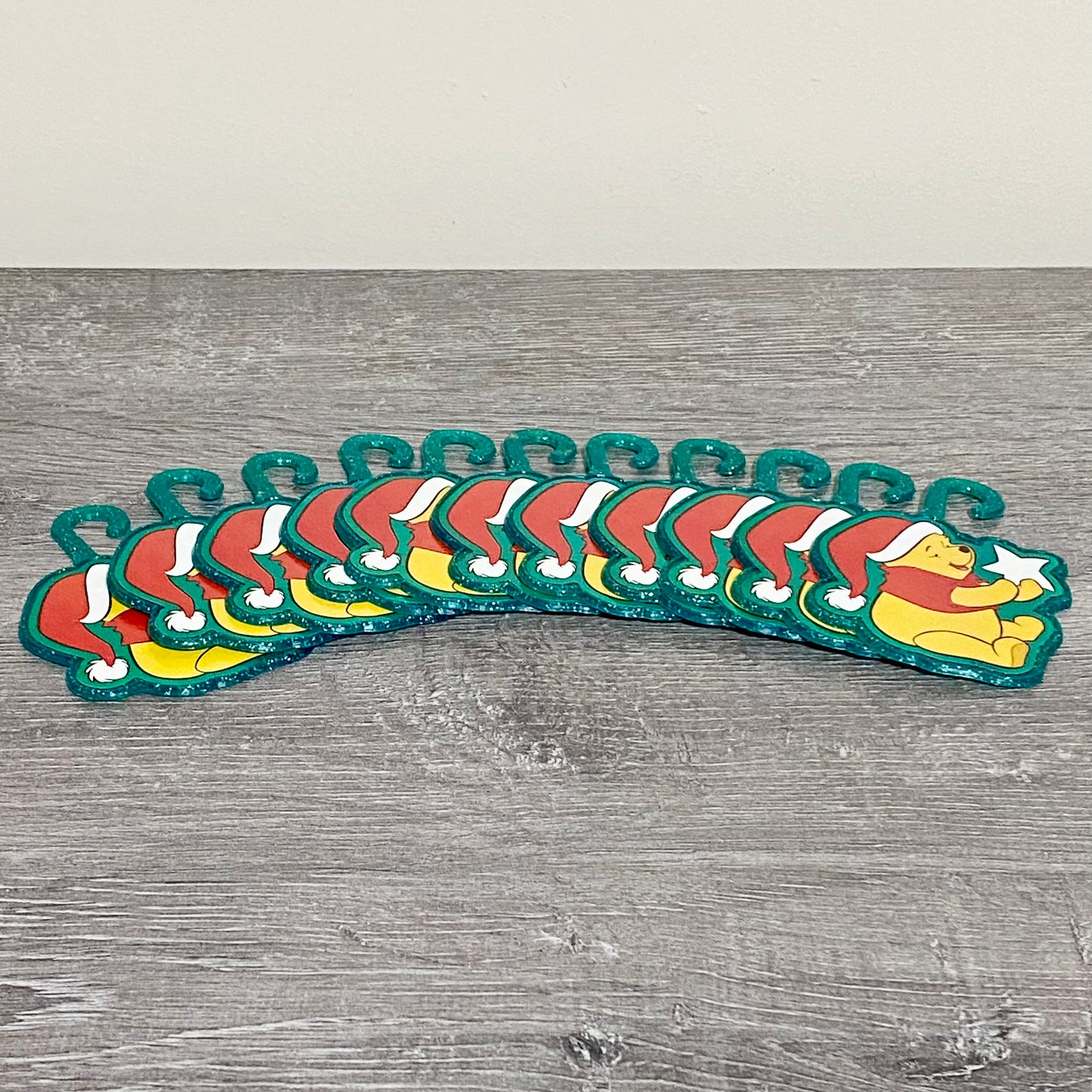 Winnie The Pooh Christmas Tree Decorations Xmas Hooks Official Disney Pack Of 10