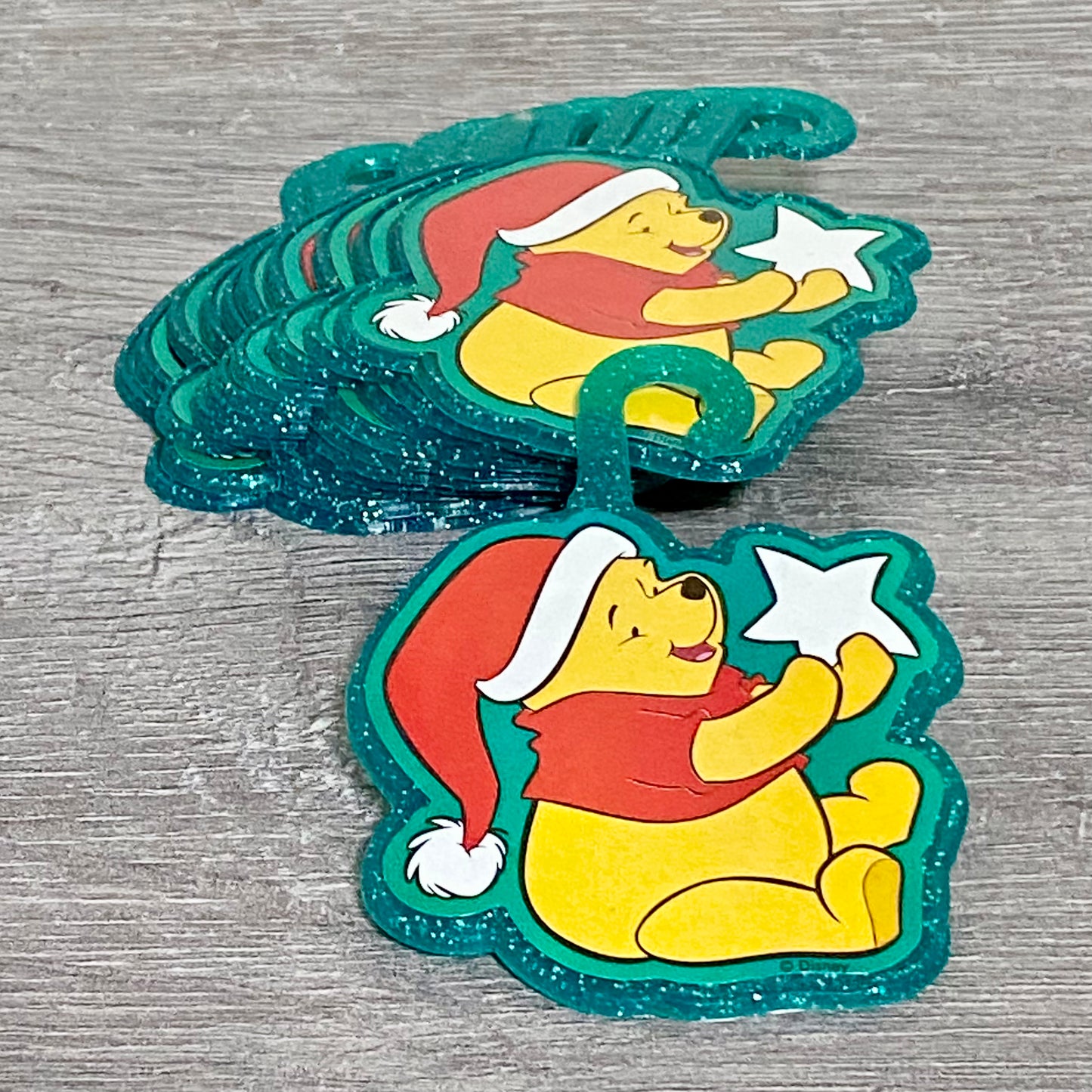 Winnie The Pooh Christmas Tree Decorations Xmas Hooks Official Disney Pack Of 10