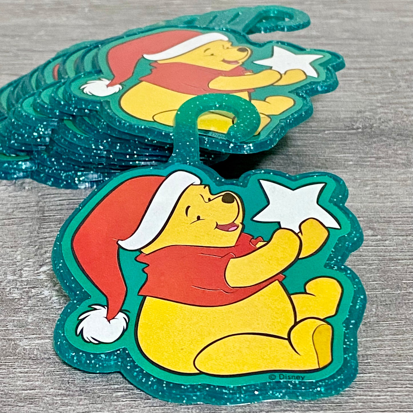 Winnie The Pooh Christmas Tree Decorations Xmas Hooks Official Disney Pack Of 10