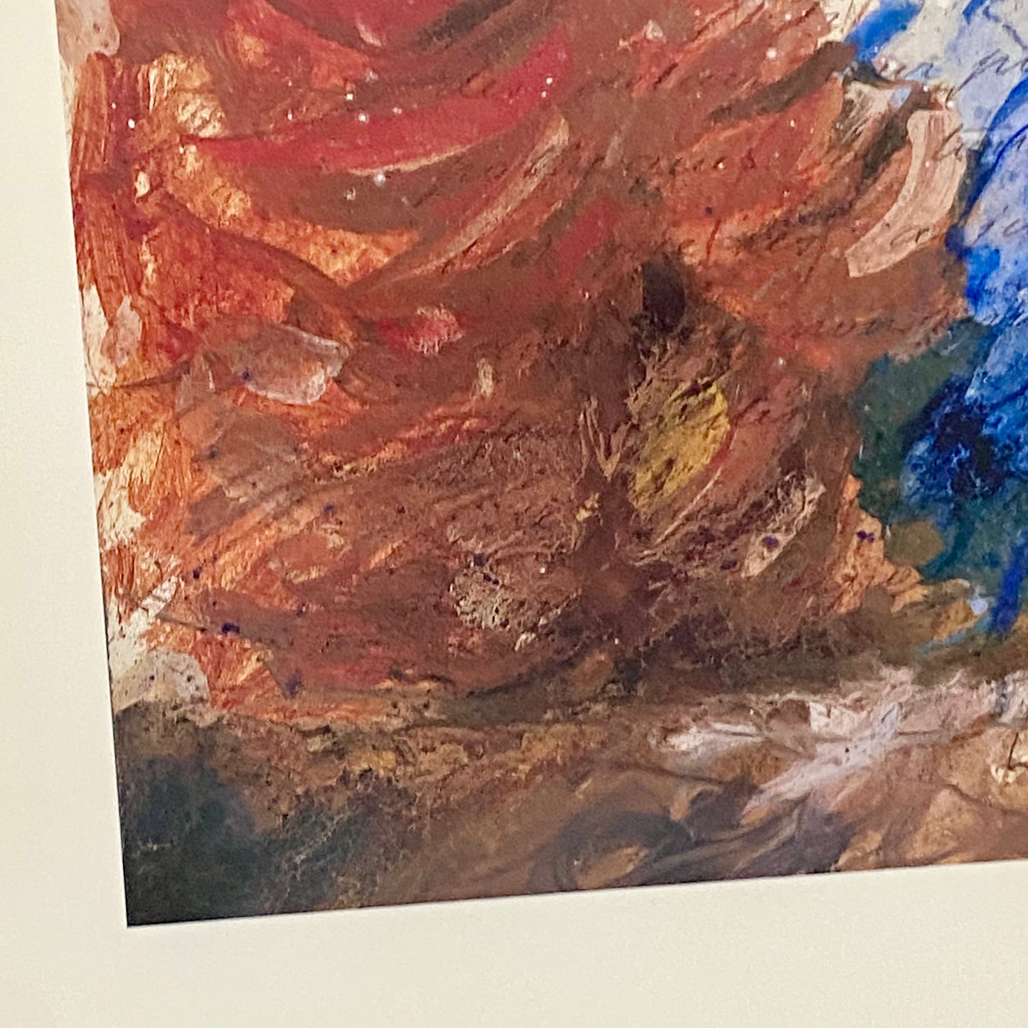 Vintage Bedouins Assis I Etude Art Print Plate Signed Yann Letestu Framed Glazed