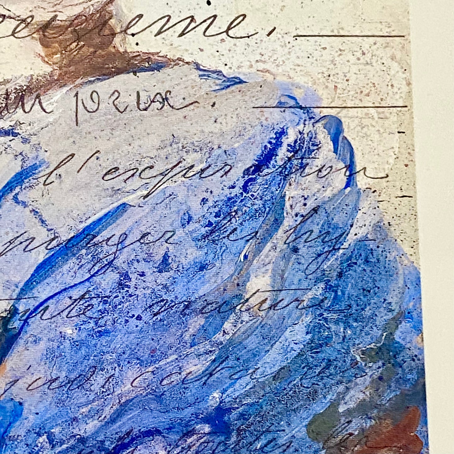 Vintage Bedouins Assis I Etude Art Print Plate Signed Yann Letestu Framed Glazed