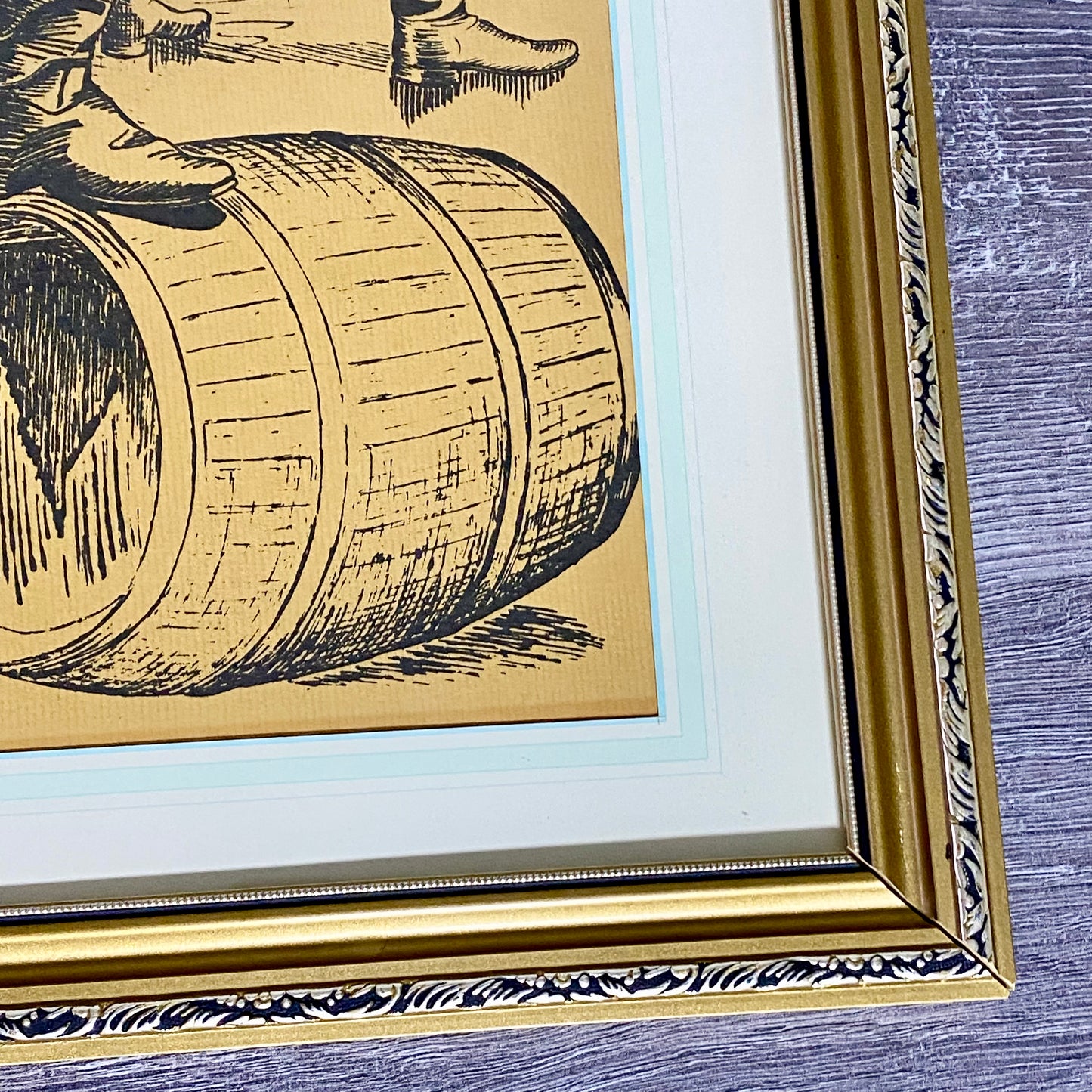 Vintage Steadfast Shand Mason Drawing Limited Ed No.7 /300 T G Brown 1985 Framed