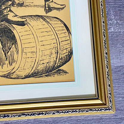 Vintage Steadfast Shand Mason Drawing Limited Ed No.7 /300 T G Brown 1985 Framed
