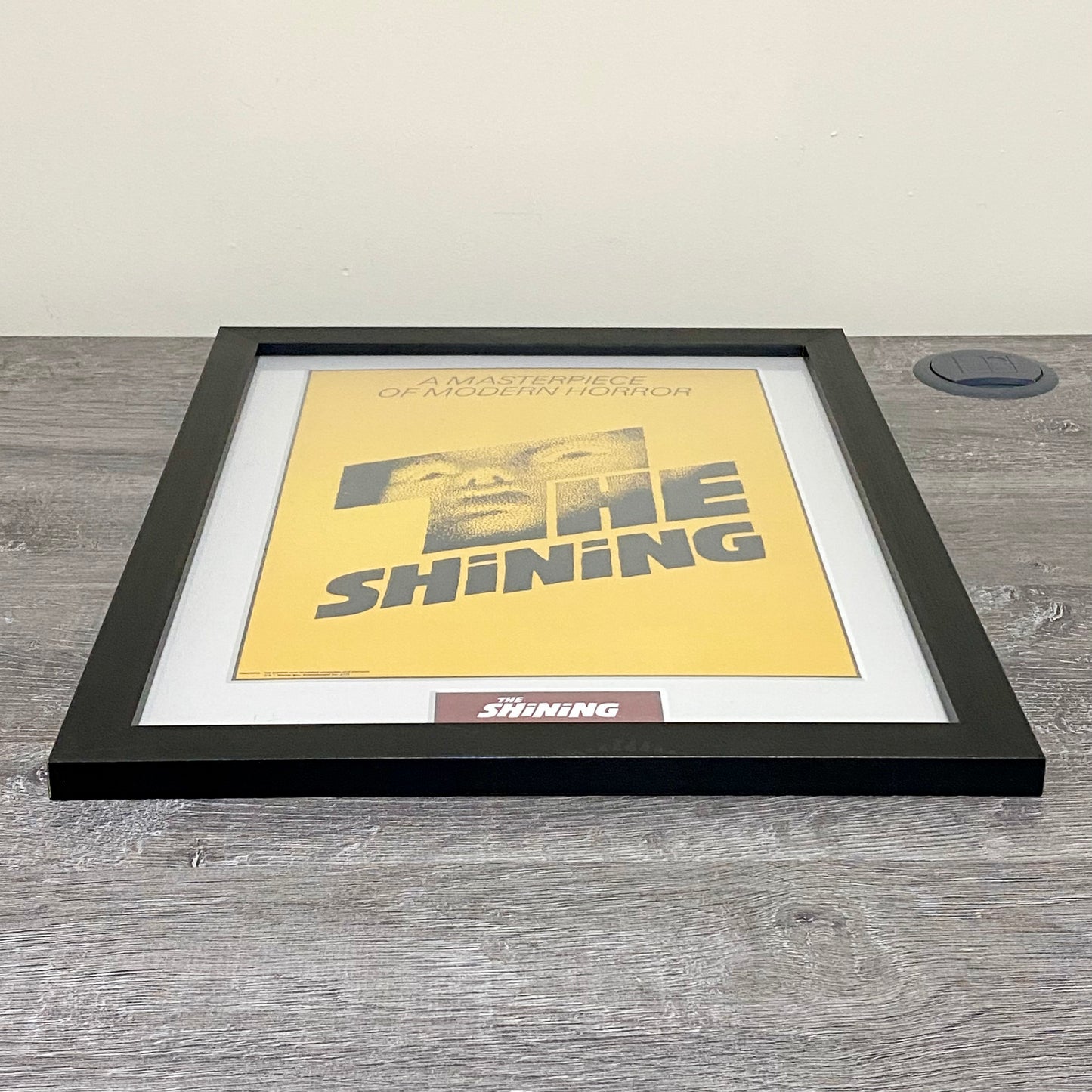 Vintage The Shining Horror Film Promotional Poster Official Warner Bros Plaque