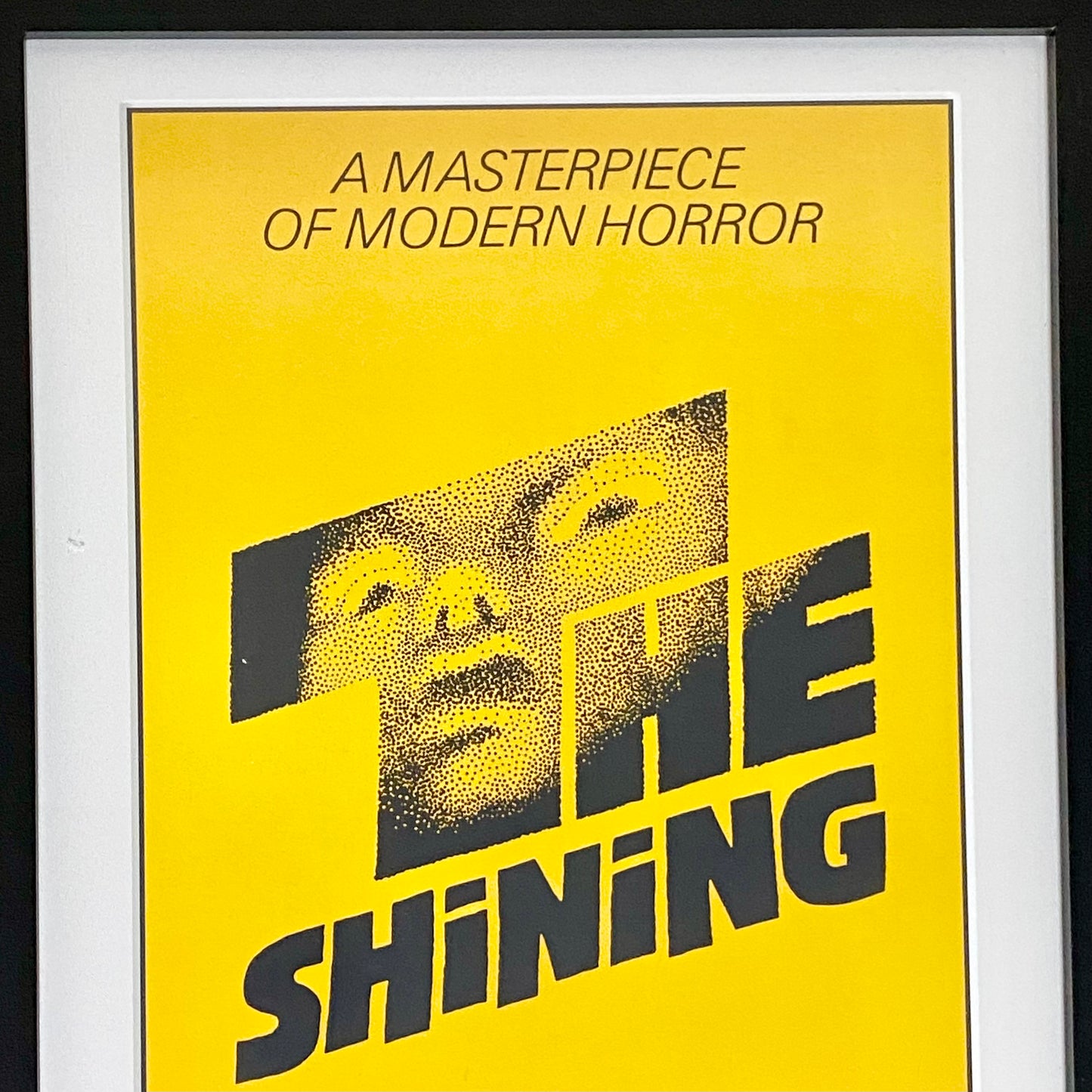 Vintage The Shining Horror Film Promotional Poster Official Warner Bros Plaque