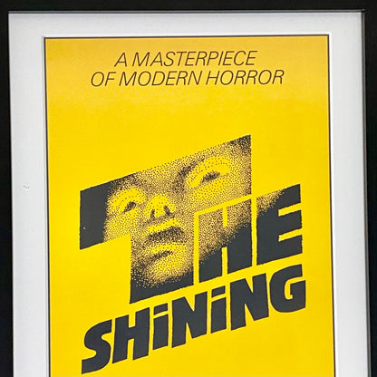 Vintage The Shining Horror Film Promotional Poster Official Warner Bros Plaque