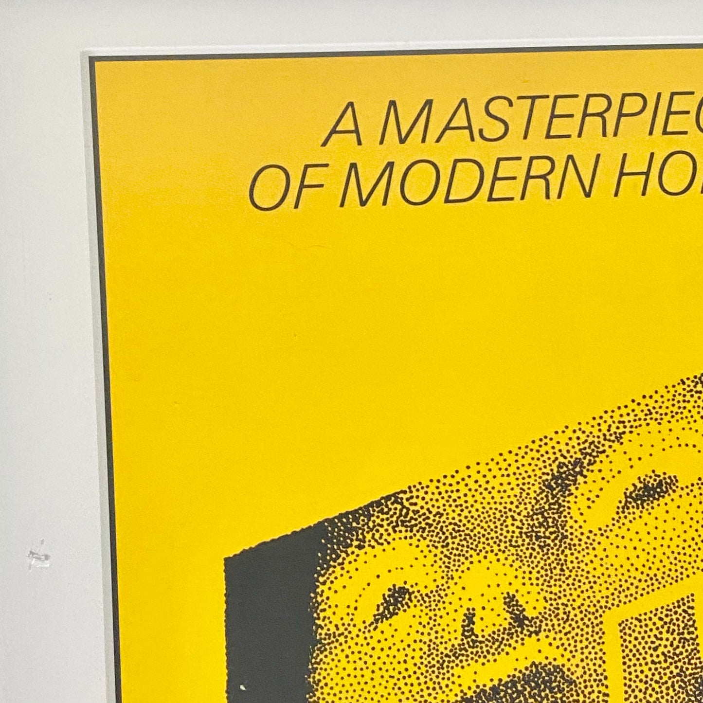 Vintage The Shining Horror Film Promotional Poster Official Warner Bros Plaque