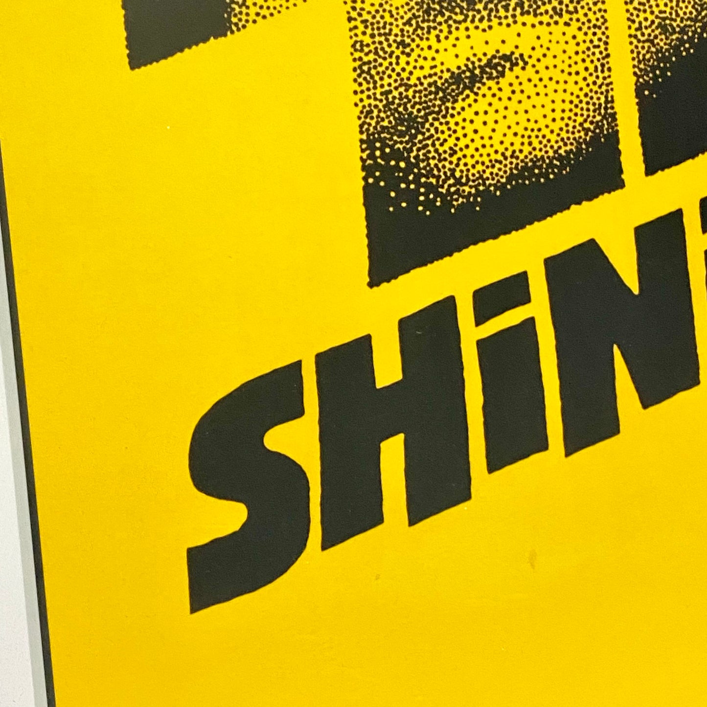 Vintage The Shining Horror Film Promotional Poster Official Warner Bros Plaque