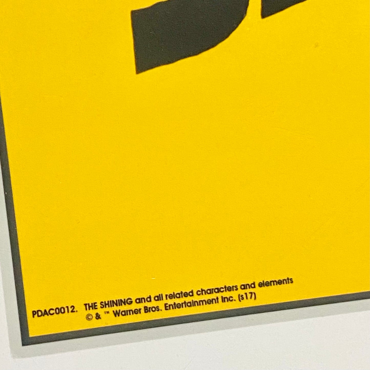 Vintage The Shining Horror Film Promotional Poster Official Warner Bros Plaque