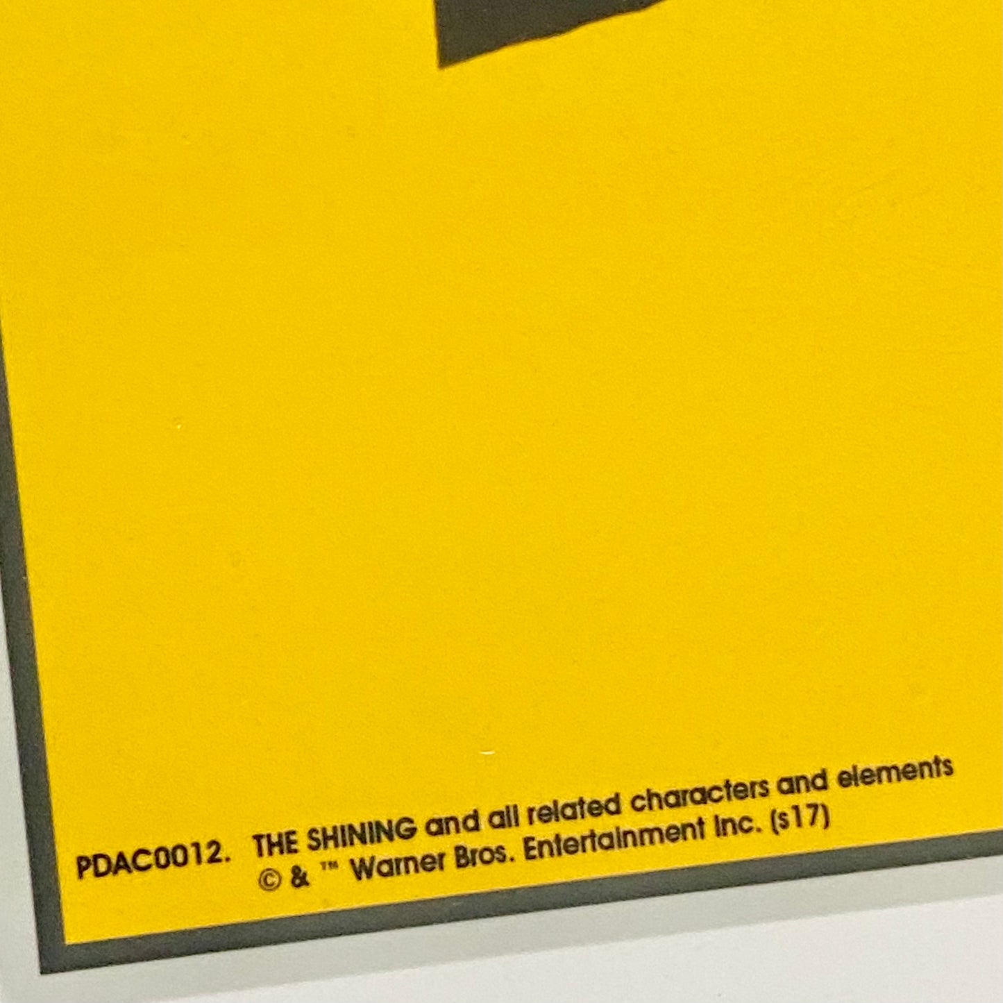 Vintage The Shining Horror Film Promotional Poster Official Warner Bros Plaque