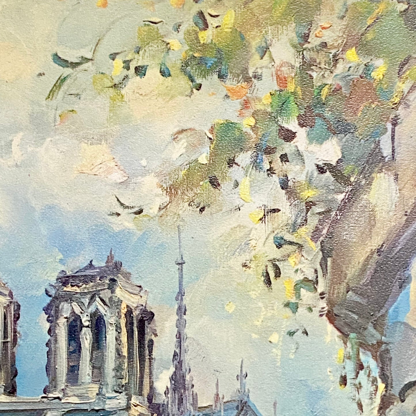 Vintage Clochard De Paris Street Scene Art Deco Print Plate Signed Pierre 1969