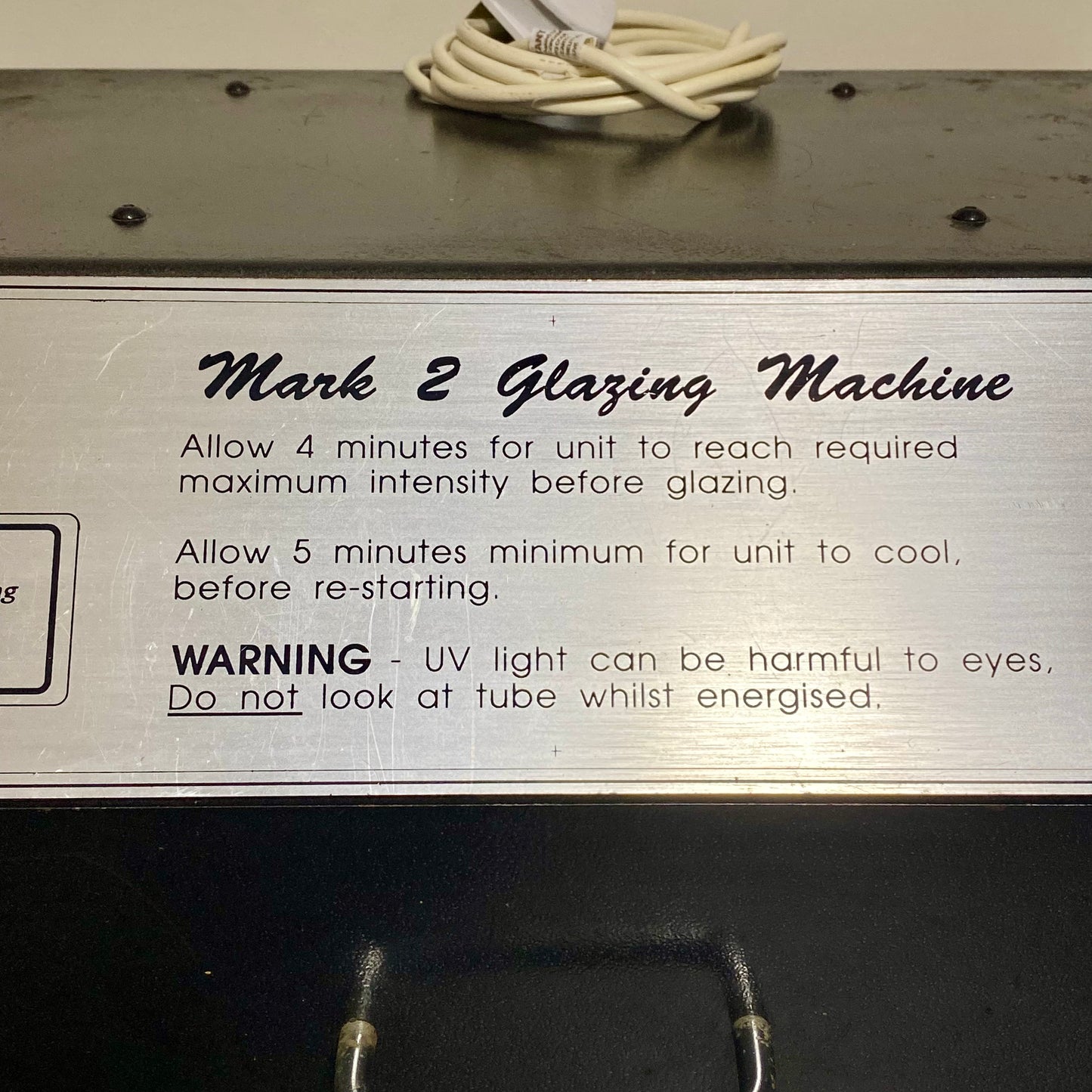 Award & Co Mark 2 Glazing Machine Photoglazing Systems UK Unit No Lamp Very Rare