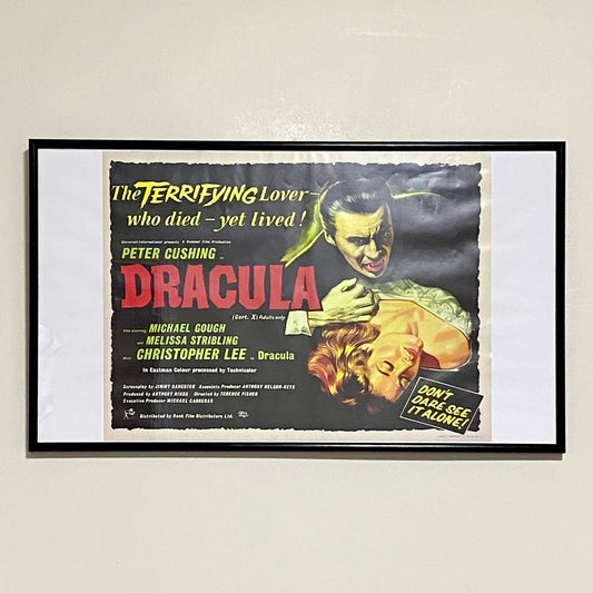 Horror Of Dracula 1958 Hammer Film Production Poster Art Print Framed & Glazed