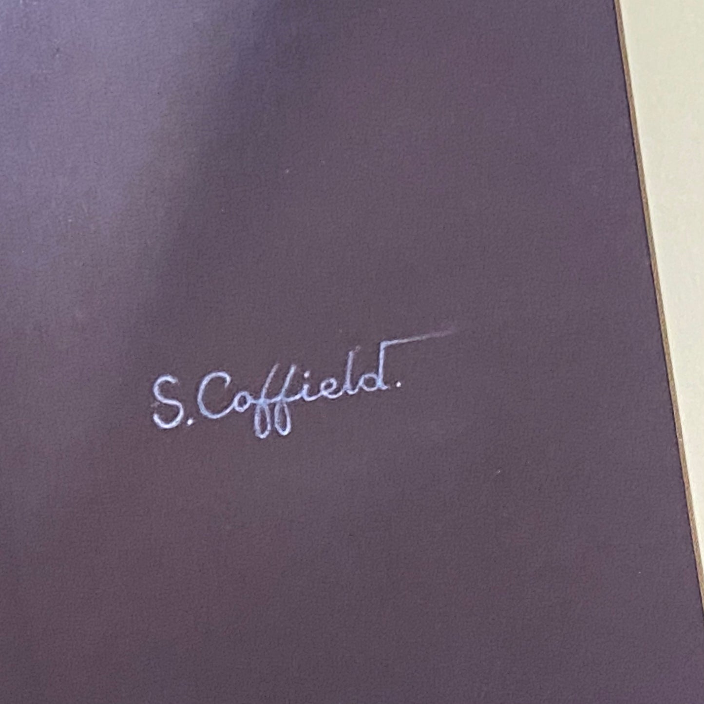 Retro Double Trouble Laurel & Hardy Portrait Print Signed Stuart Coffield Framed