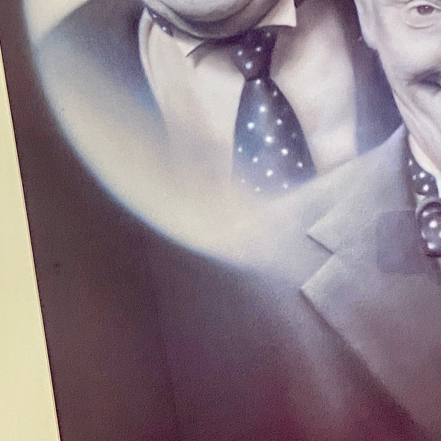 Retro Double Trouble Laurel & Hardy Portrait Print Signed Stuart Coffield Framed