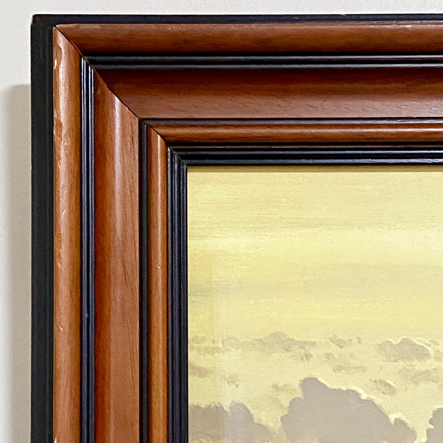 Vintage Outbound Lancaster Bomber In Flight Large Print Signed Gerald Coulson