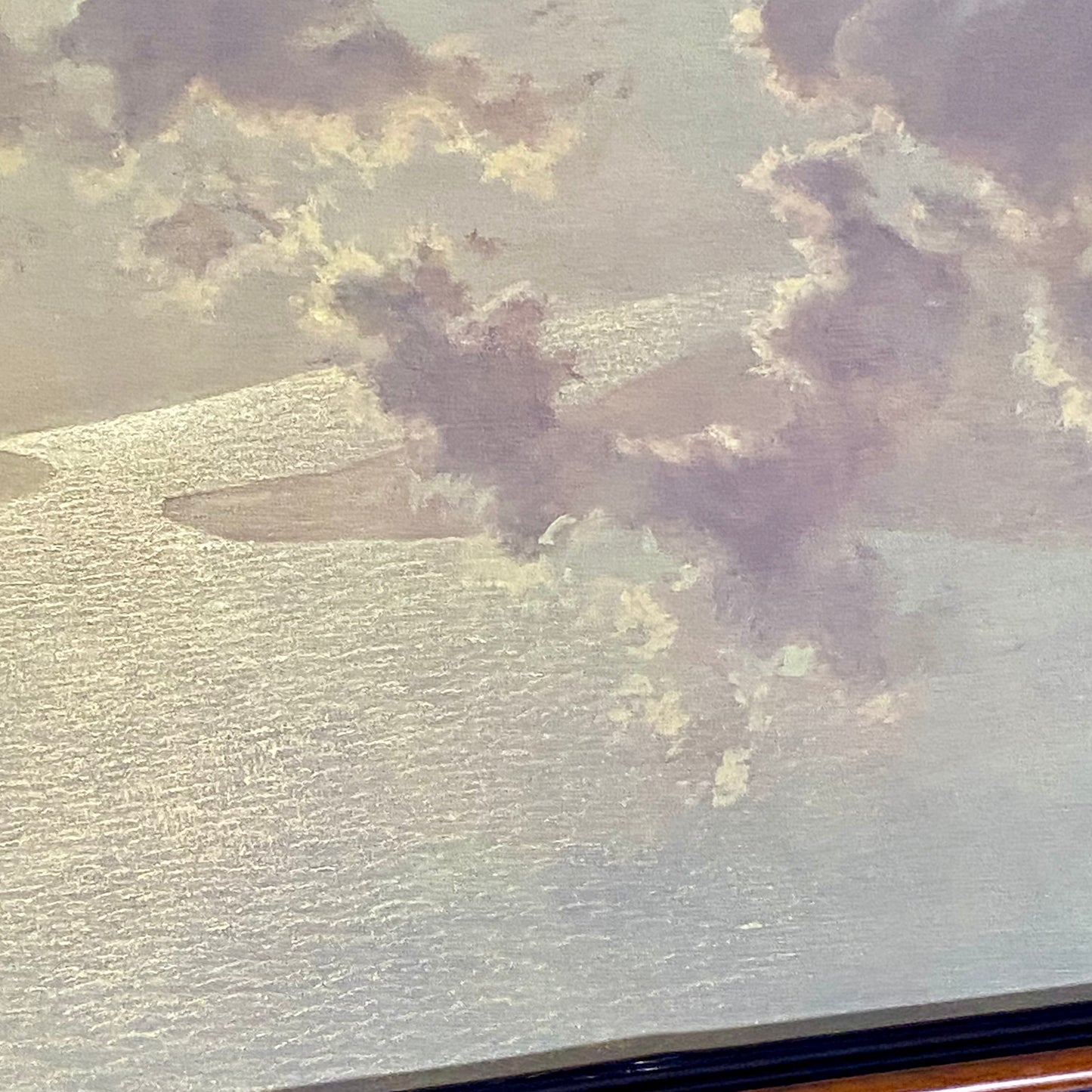 Vintage Outbound Lancaster Bomber In Flight Large Print Signed Gerald Coulson