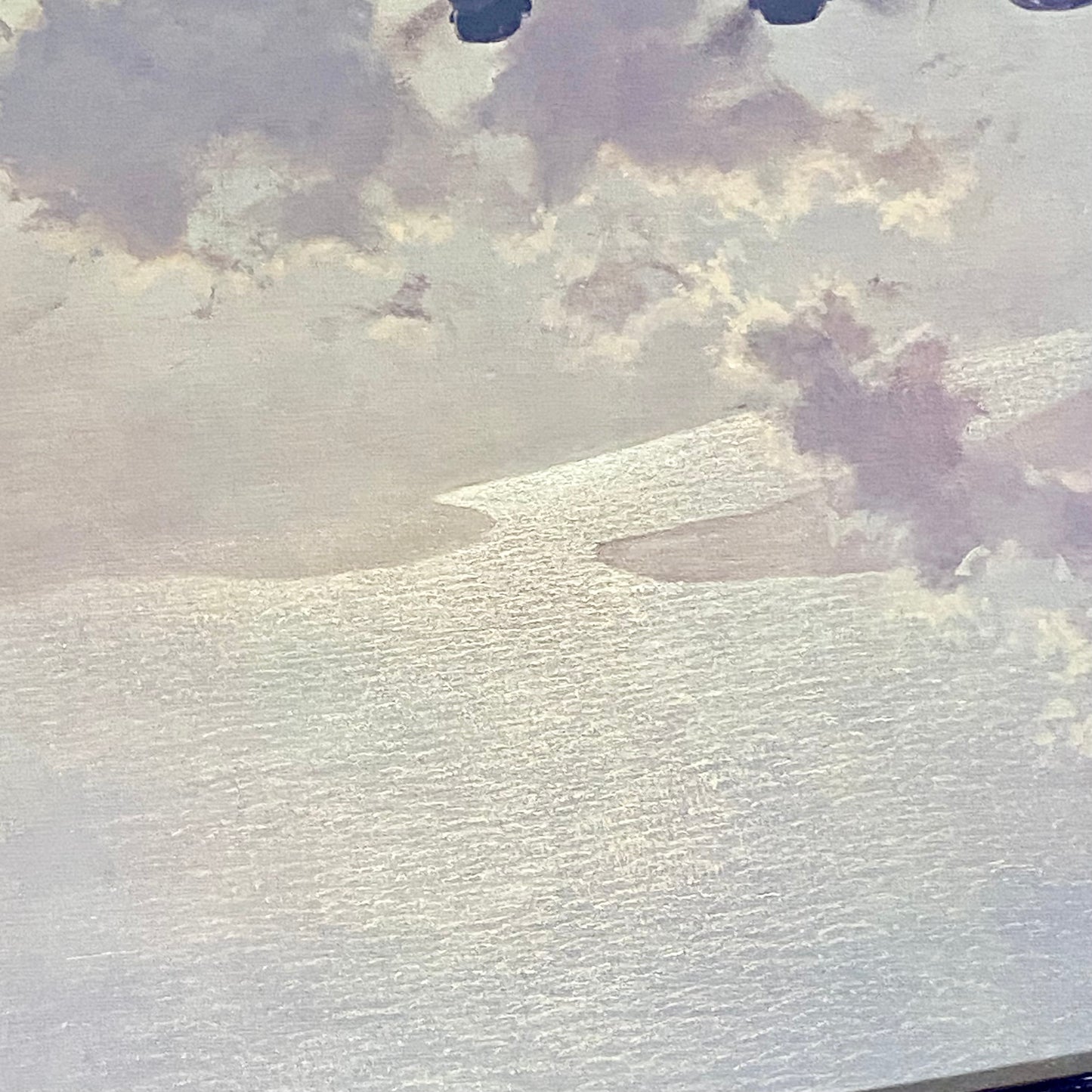 Vintage Outbound Lancaster Bomber In Flight Large Print Signed Gerald Coulson