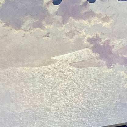 Vintage Outbound Lancaster Bomber In Flight Large Print Signed Gerald Coulson