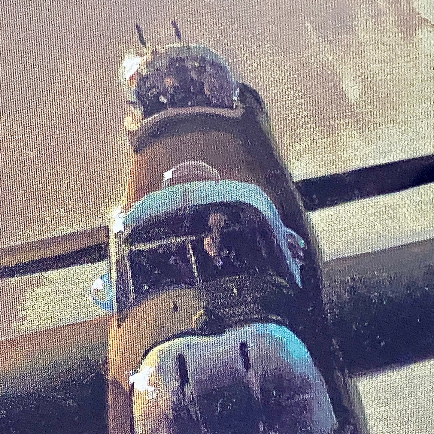 Vintage Outbound Lancaster Bomber In Flight Large Print Signed Gerald Coulson