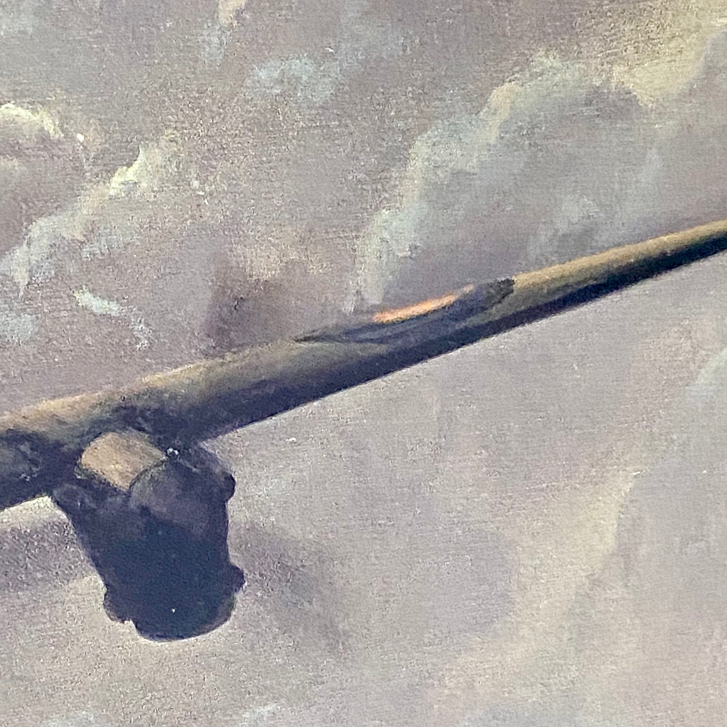 Vintage Outbound Lancaster Bomber In Flight Large Print Signed Gerald Coulson