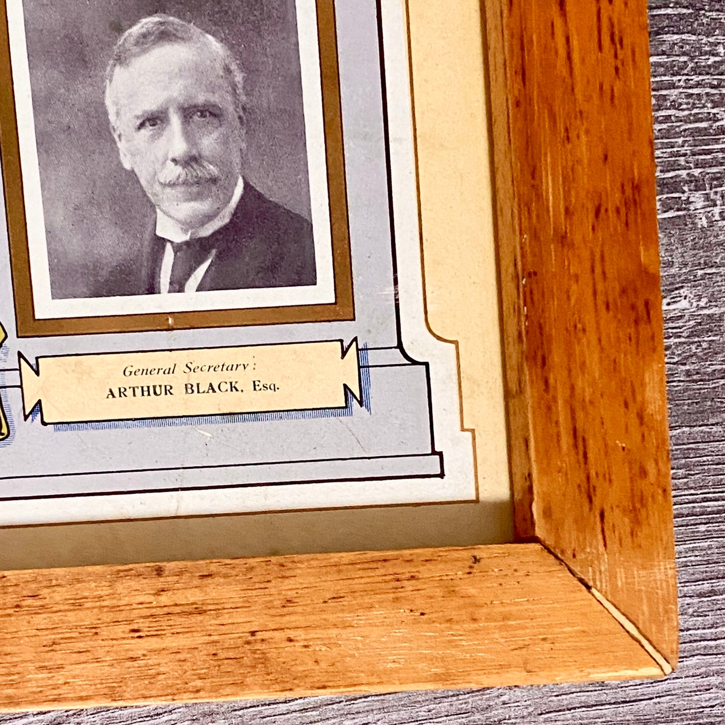 Senior Scholars Award Shaftesbury 1928 Certificate On Board Signed King George V