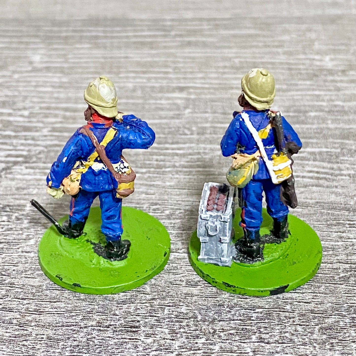 28mm British Artillerymen Painted Metal Miniatures Zulu 1879 War Games 2 Fig #15