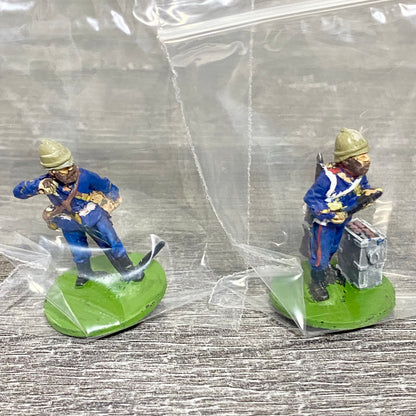 28mm British Artillerymen Painted Metal Miniatures Zulu 1879 War Games 2 Fig #15