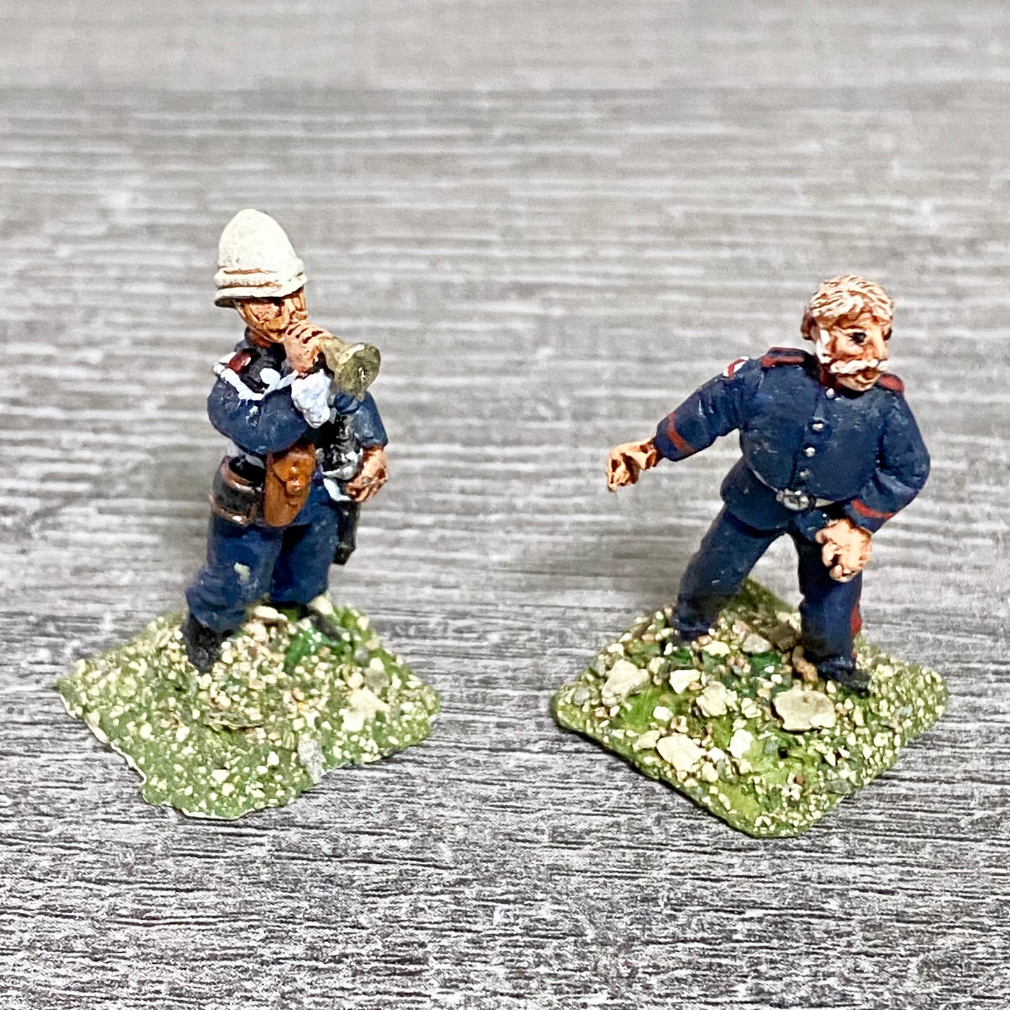 28mm British Artillerymen Painted Metal Miniatures Zulu 1879 War Games 2 Fig #16