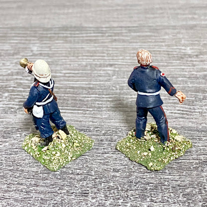 28mm British Artillerymen Painted Metal Miniatures Zulu 1879 War Games 2 Fig #16