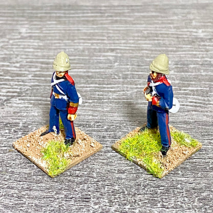 28mm British Artillerymen Painted Metal Miniatures Zulu 1879 War Games 2 Fig #20
