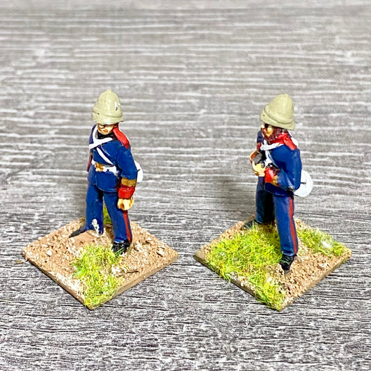 28mm British Artillerymen Painted Metal Miniatures Zulu 1879 War Games 2 Fig #20