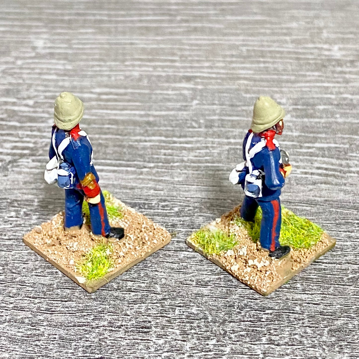 28mm British Artillerymen Painted Metal Miniatures Zulu 1879 War Games 2 Fig #20