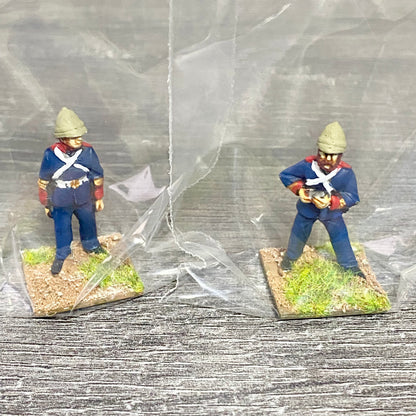 28mm British Artillerymen Painted Metal Miniatures Zulu 1879 War Games 2 Fig #20