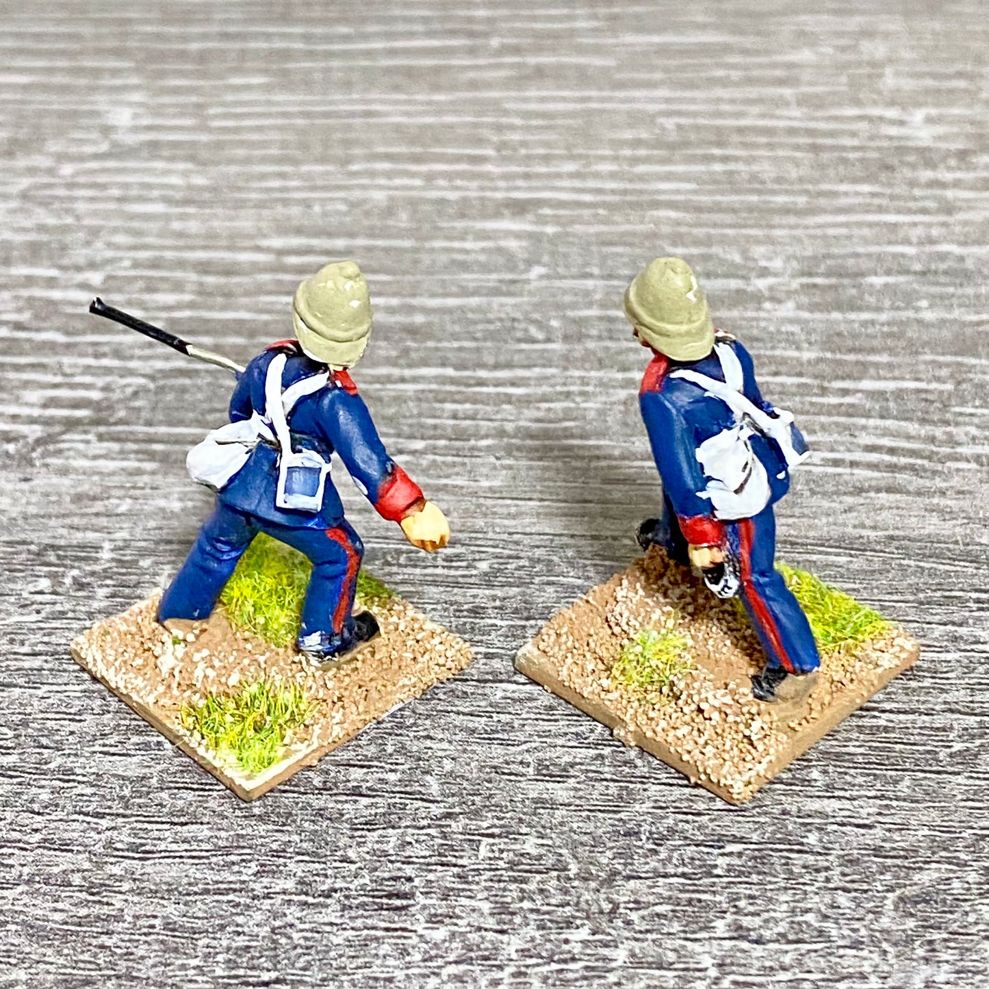 28mm British Artillerymen Painted Metal Miniatures Zulu 1879 War Games 2 Fig #21